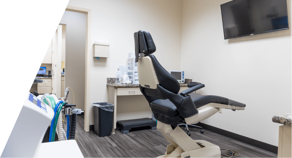 Dental exam chair